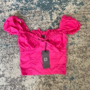 Sans Souci Vibrant Pink Blouse